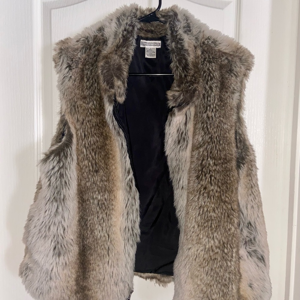 Ultra Soft Lightweight Faux Fur Vest Jacket
